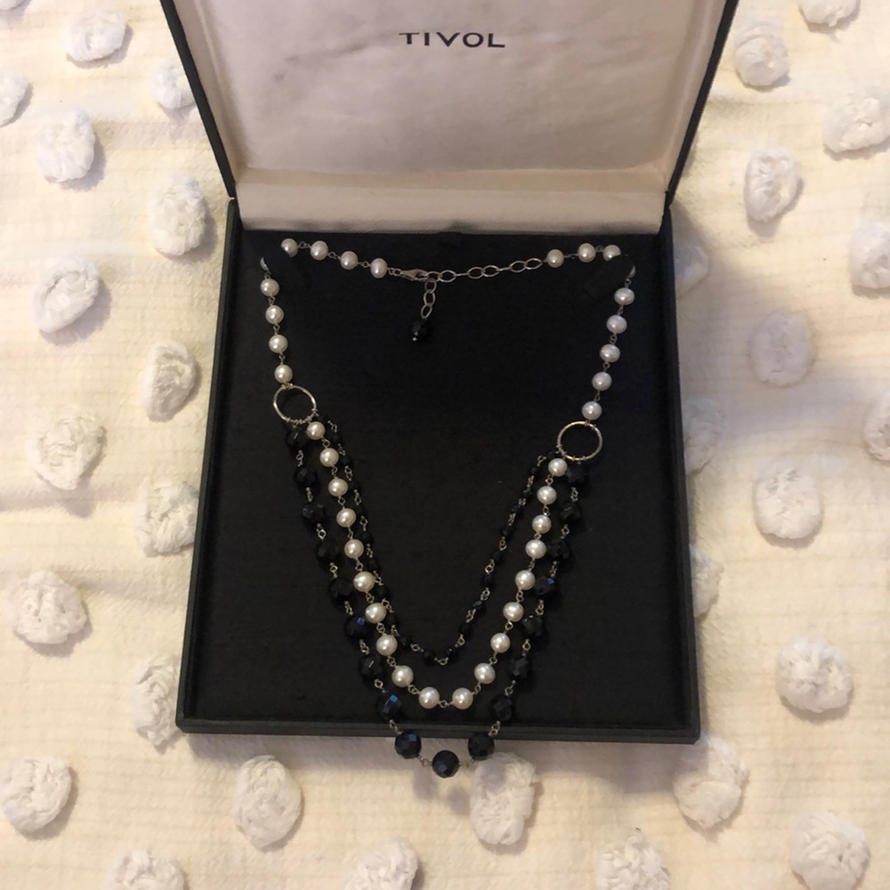 Pearl and Jewel Necklace